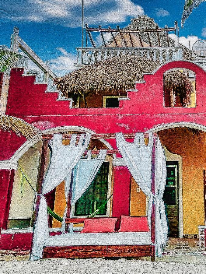 Beachfront Hacienda Del Cuyo Groundfloor El Cuyo Exterior foto